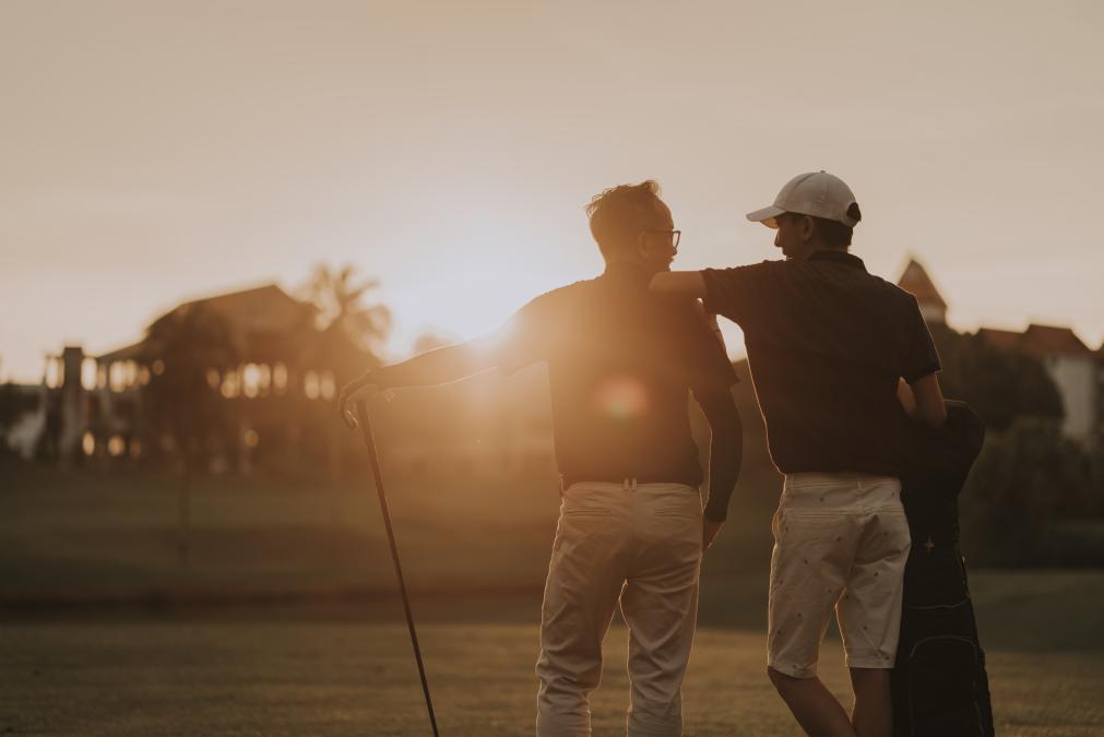 (Golf-)Sport und Freundschaft sind zwei der Gründe für mehr Lebensqualität und Langlebigkeit