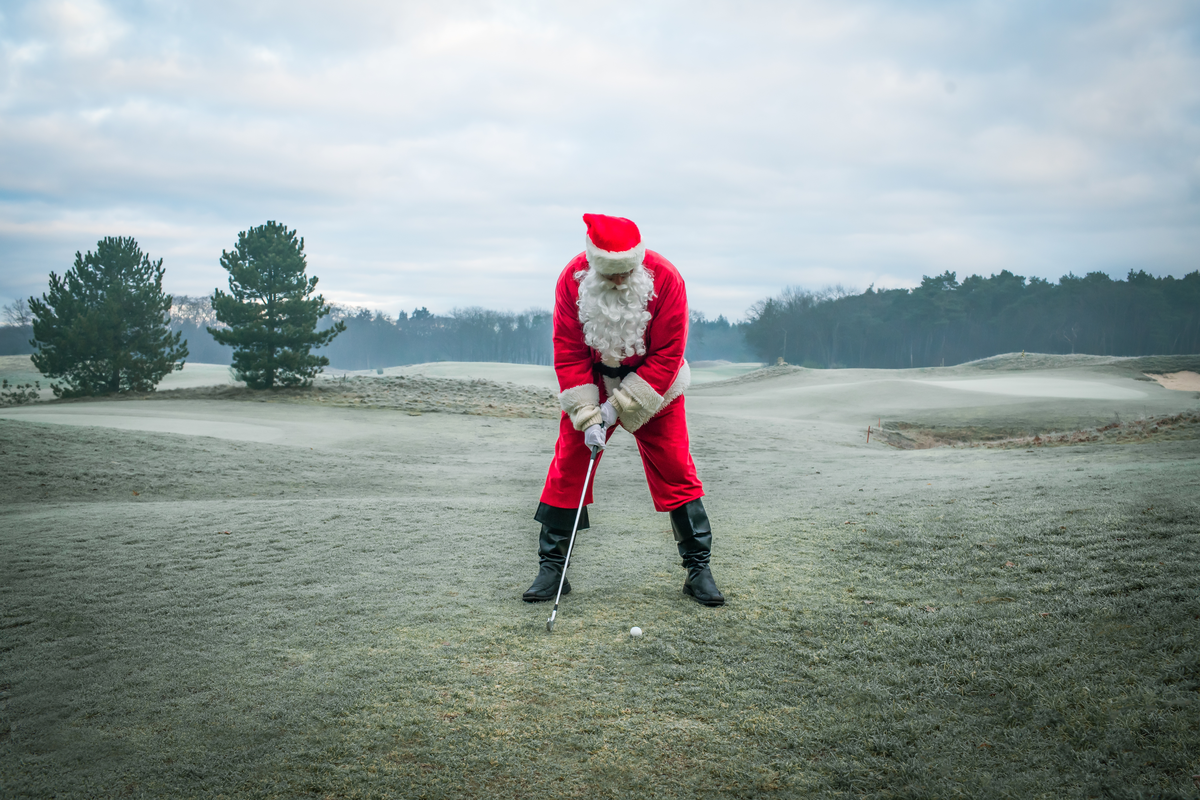 Hohoho … mit dem Weihnachtsmann wird Golf zum Geschenk